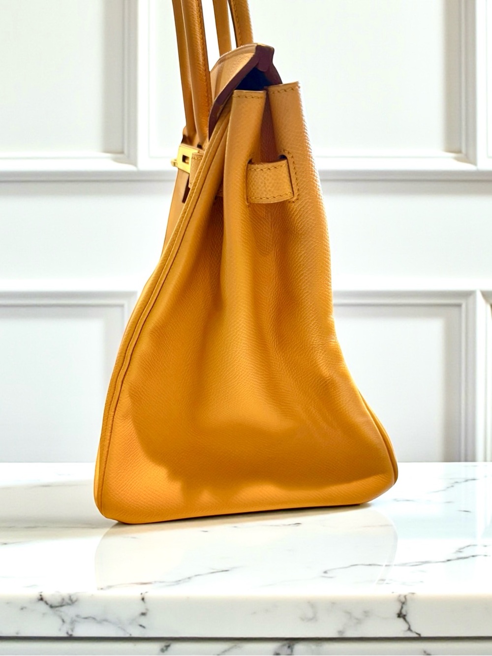 Hermès Birkin 35 — Yellow Epsom GHW | 2017 | Good Condition - Picture 10 of 16